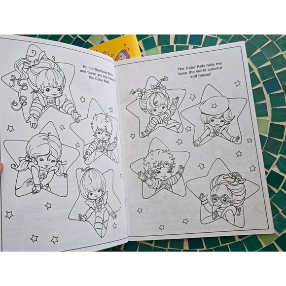RAINBOW BRITE Scholastic books stickers paper dolls coloring NWOT - Picture 8 of 14